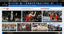 Desktop Screenshot of eurocupbasketball.com